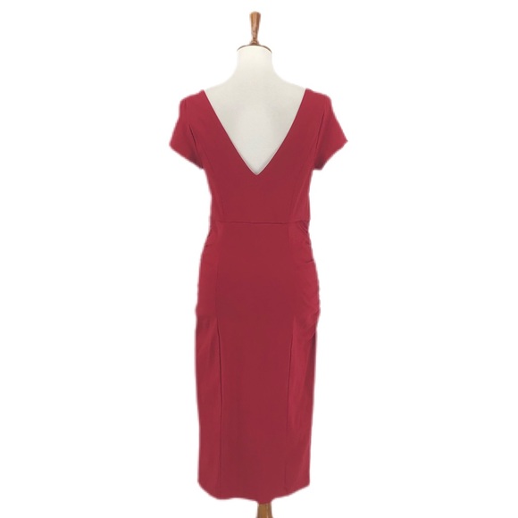 Torrid Retro Chic Red Bodycon Side Ruching Dress - Picture 4 of 6